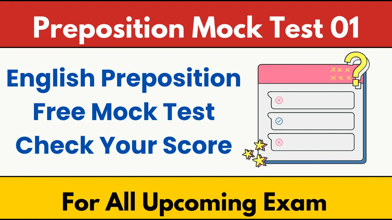 Preposition Mock Test 01